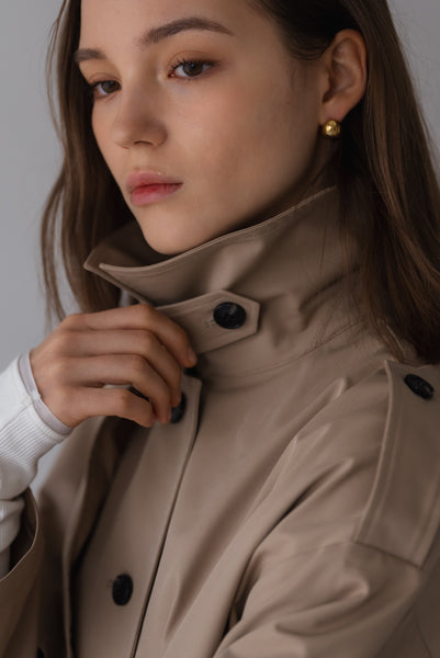 【3月10日(火)20:00〜 販売開始】ショートトレンチコート｜SHORT TRENCH COAT