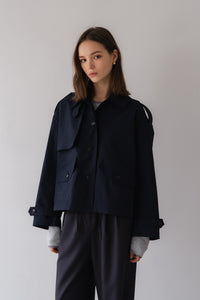 regleam ショートトレンチコート ショートトレンチコート｜SHORT TRENCH COATの通販｜regleam