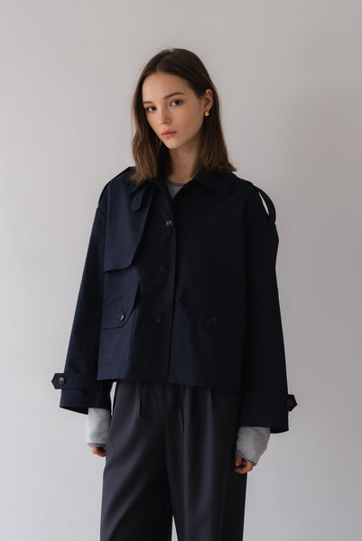 【3月10日(火)20:00〜 販売開始】ショートトレンチコート｜SHORT TRENCH COAT