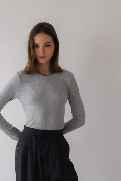 【5月26日(火)20:00〜 再販開始】レイヤードデザインリブトップス｜LAYERED DESIGN RIBBED TOPS