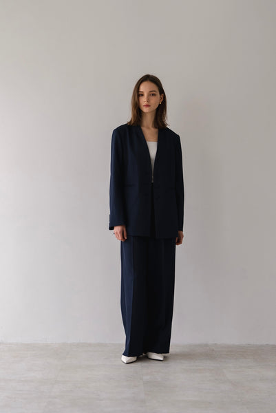 【2月25日(水)20:00〜 販売開始】ノーカラーシングルジャケット｜NO-COLLAR SINGLE JACKET