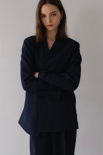 【2月25日(水)20:00〜 販売開始】ノーカラーシングルジャケット｜NO-COLLAR SINGLE JACKET