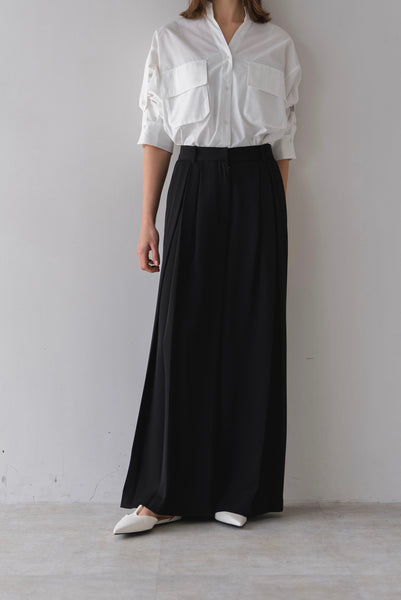 【2月10日(火)20:00〜 販売開始】タックフレアワイドパンツ｜TUCK FLARE WIDE PANTS