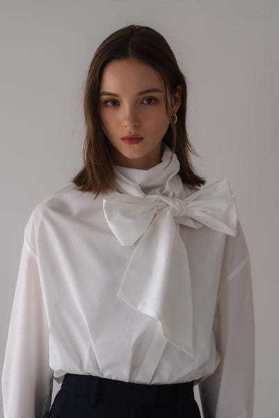 【3月10日(火)20:00〜 販売開始】ボウタイブラウス｜BOW TIE BLOUSE