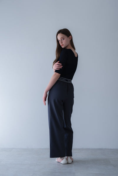 【4月7日(火)12:00〜 受注予約開始】2WAY5分袖シアーニット｜2WAY HALF SLEEVE SHEER KNIT