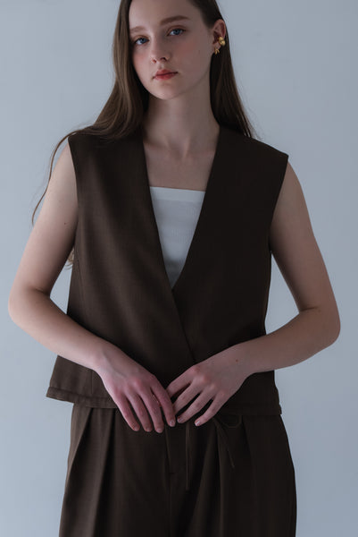 【5月26日(火)20:00〜 販売開始】カシュクールベスト｜CACHECOEUR VEST