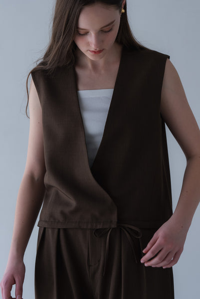 【5月26日(火)20:00〜 販売開始】カシュクールベスト｜CACHECOEUR VEST