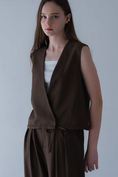 【5月26日(火)20:00〜 販売開始】カシュクールベスト｜CACHECOEUR VEST