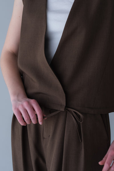 【5月26日(火)20:00〜 販売開始】カシュクールベスト｜CACHECOEUR VEST