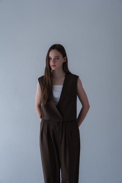 【5月26日(火)20:00〜 販売開始】カシュクールベスト｜CACHECOEUR VEST