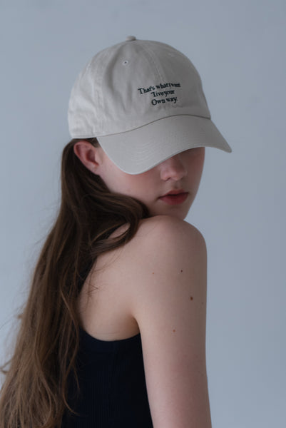[Resale starts from 20:00 on Wednesday, May 15th] Logo cotton cap | LOGO COTTON CAP