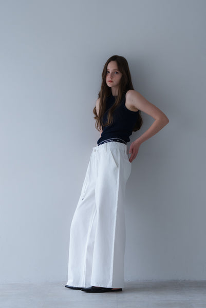 【4月2日(木)20:00〜 販売開始】ダブルウエストデニムパンツ｜DOUBLE WAIST DENIM PANTS