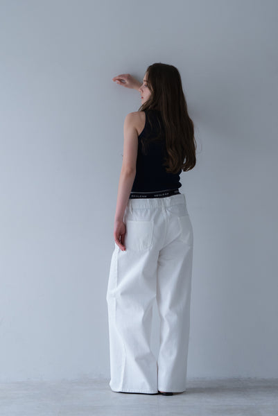 【4月2日(木)20:00〜 販売開始】ダブルウエストデニムパンツ｜DOUBLE WAIST DENIM PANTS