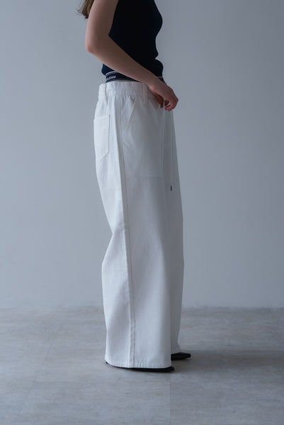 【4月2日(木)20:00〜 販売開始】ダブルウエストデニムパンツ｜DOUBLE WAIST DENIM PANTS