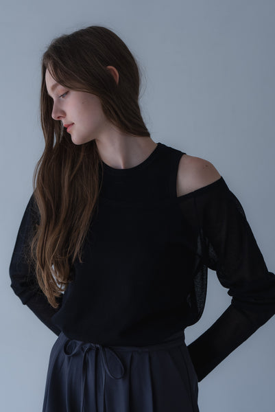 【5月13日(水)20:00〜 販売開始】オフショルコンビニット｜OFF-SHOULDER COMBINATION KNIT
