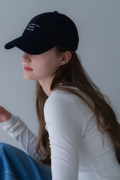 [Resale starts from 20:00 on Wednesday, May 15th] Logo cotton cap | LOGO COTTON CAP