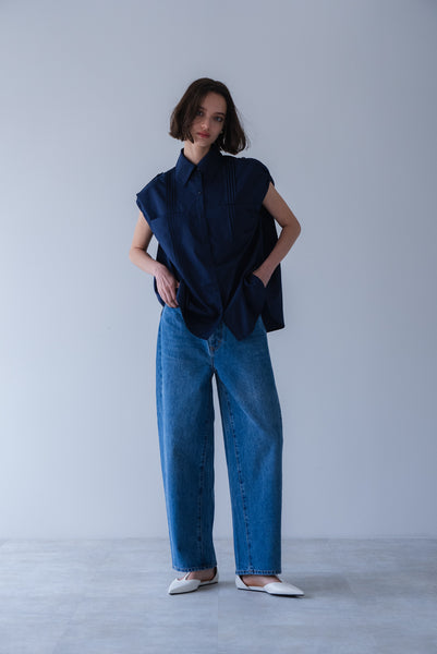 【6月22日(月)20:00〜 販売開始】2WAYピンタックシャツ｜2-WAY PINTUCK SHIRT