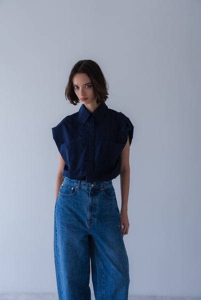【6月22日(月)20:00〜 販売開始】2WAYピンタックシャツ｜2-WAY PINTUCK SHIRT