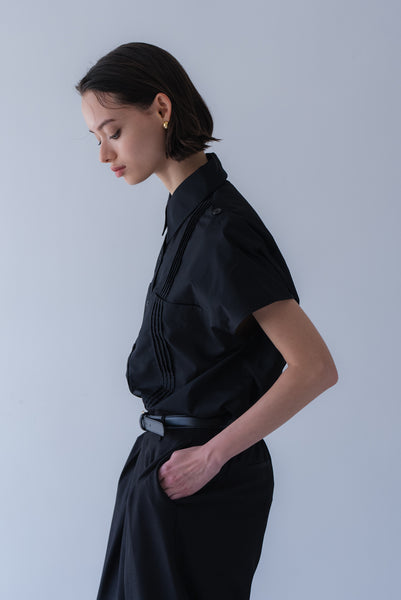 【6月22日(月)20:00〜 販売開始】2WAYピンタックシャツ｜2-WAY PINTUCK SHIRT