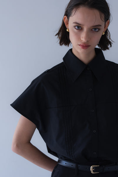 【6月22日(月)20:00〜 販売開始】2WAYピンタックシャツ｜2-WAY PINTUCK SHIRT
