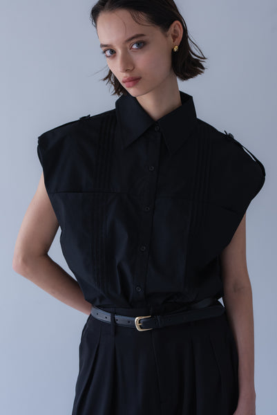 【6月22日(月)20:00〜 販売開始】2WAYピンタックシャツ｜2-WAY PINTUCK SHIRT