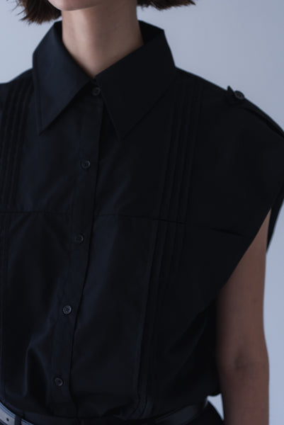 【6月22日(月)20:00〜 販売開始】2WAYピンタックシャツ｜2-WAY PINTUCK SHIRT