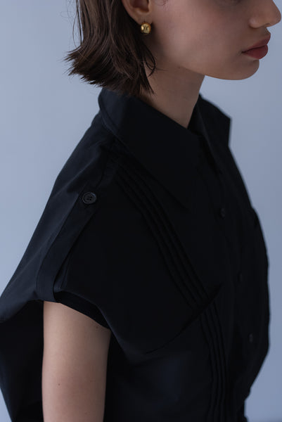 【6月22日(月)20:00〜 販売開始】2WAYピンタックシャツ｜2-WAY PINTUCK SHIRT