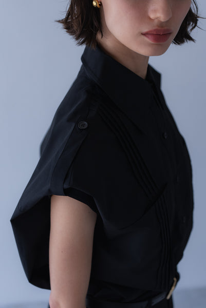 【6月22日(月)20:00〜 販売開始】2WAYピンタックシャツ｜2-WAY PINTUCK SHIRT