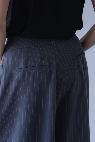 【6月22日(月)20:00〜 販売開始】ドレープストライプパンツ｜DRAPE STRIPED PANTS