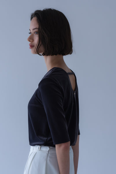 【7月3日(金)12:00〜 受注予約開始】バックオープンベロアトップス｜BACK OPEN VELOUR TOPS