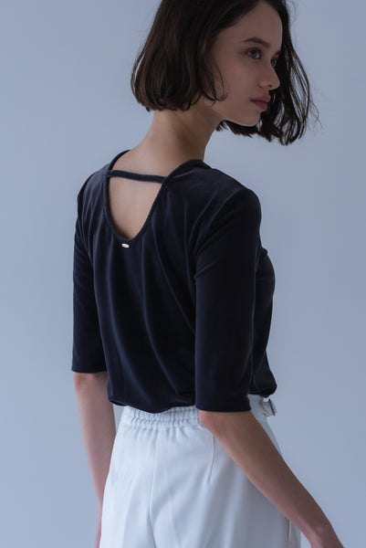【7月3日(金)12:00〜 受注予約開始】バックオープンベロアトップス｜BACK OPEN VELOUR TOPS