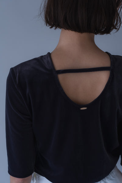 【7月3日(金)12:00〜 受注予約開始】バックオープンベロアトップス｜BACK OPEN VELOUR TOPS