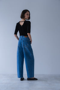 トップス Velours Back open Body suit BACK OPEN VELOUR TOPSの通販｜regleam