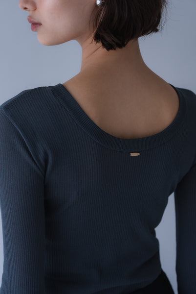 【7月3日(金)12:00〜 受注予約開始】フレアスリーブリブニット｜FLARED SLEEVE RIB KNIT