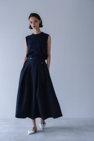【2026年9月 POPUP】ウエストタブフレアスカート｜WAIST TAB FLARED SKIRT