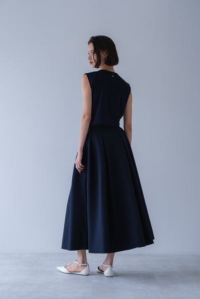 【2026年9月 POPUP】ウエストタブフレアスカート｜WAIST TAB FLARED SKIRT