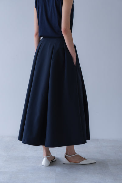 【2026年9月 POPUP】ウエストタブフレアスカート｜WAIST TAB FLARED SKIRT