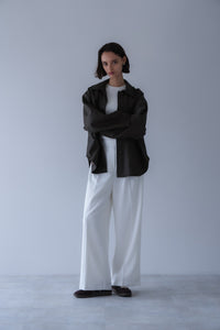 エコレザーシャツジャケット｜ECO LEATHER SHIRT JACKETの通販｜regleam