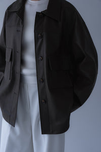 エコレザーシャツジャケット｜ECO LEATHER SHIRT JACKETの通販｜regleam