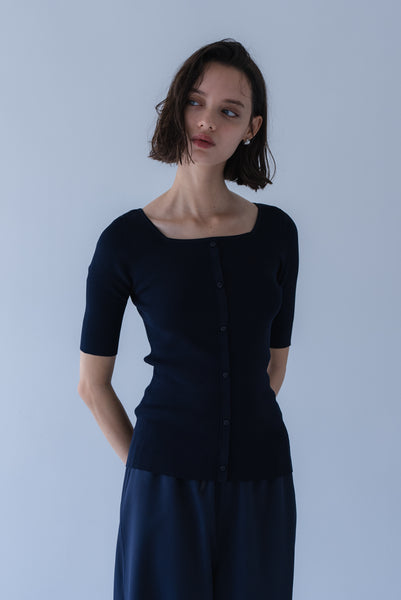 【8月18日(火)20:00〜 販売開始】スクエア2WAYニット｜SQUARE NECK 2WAY KNIT