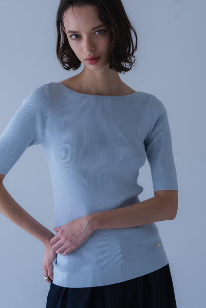 【8月18日(火)20:00〜 販売開始】スクエア2WAYニット｜SQUARE NECK 2WAY KNIT