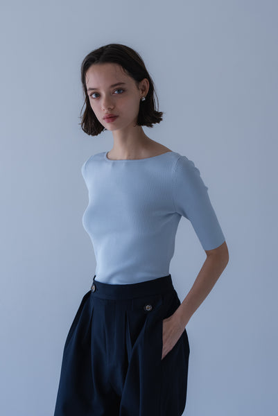 【8月18日(火)20:00〜 販売開始】スクエア2WAYニット｜SQUARE NECK 2WAY KNIT