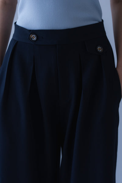 【2026年9月 POPUP】ウエストタブタックパンツ｜WAIST TAB TUCK PANTS