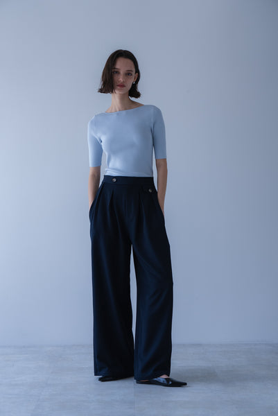 【2026年9月 POPUP】ウエストタブタックパンツ｜WAIST TAB TUCK PANTS