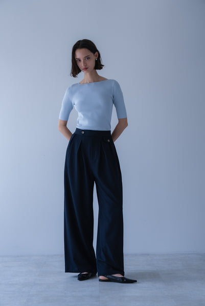 【2026年9月 POPUP】ウエストタブタックパンツ｜WAIST TAB TUCK PANTS