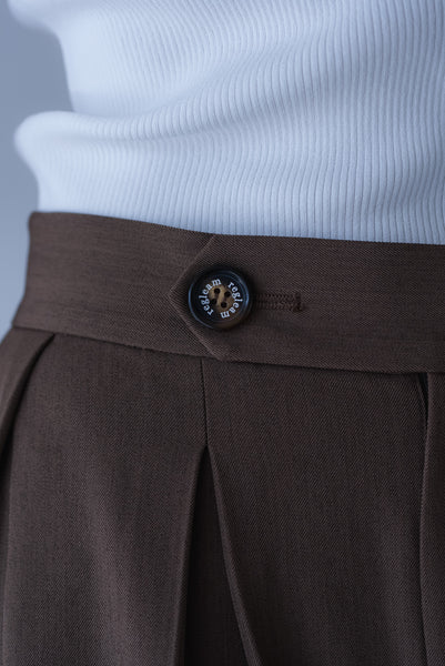 【2026年9月 POPUP】ウエストタブタックパンツ｜WAIST TAB TUCK PANTS