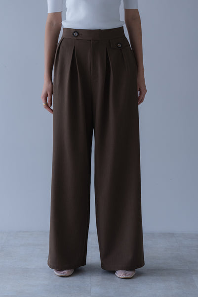 【2026年9月 POPUP】ウエストタブタックパンツ｜WAIST TAB TUCK PANTS