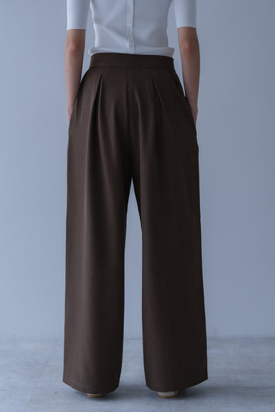 【2026年9月 POPUP】ウエストタブタックパンツ｜WAIST TAB TUCK PANTS
