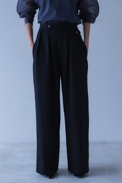 【2026年9月 POPUP】ウエストタブタックパンツ｜WAIST TAB TUCK PANTS