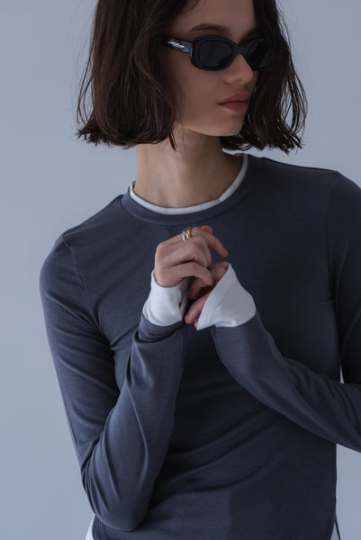 【2026年9月 POPUP】バイカラーソフトカットソー｜BICOLOR SOFT CUT AND SEW